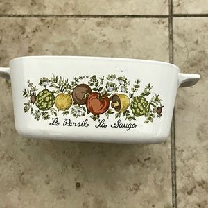 Corning Ware Spice of Life  1.5 Quart Rectangular Casserole with Out Lid A-1 1/2